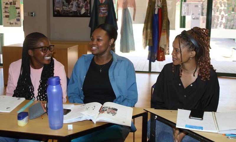 Ausländische Schülerinnen im König-Sejong-Institut in Gaborone ⓒ Yonhap News