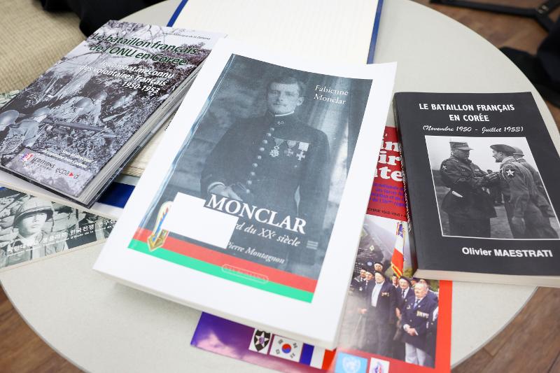 Memoiren, die von der Tochter von General Monclar ver&ouml;ffentlicht wurden ⓒ Lee Jeong Woo/korea.net 