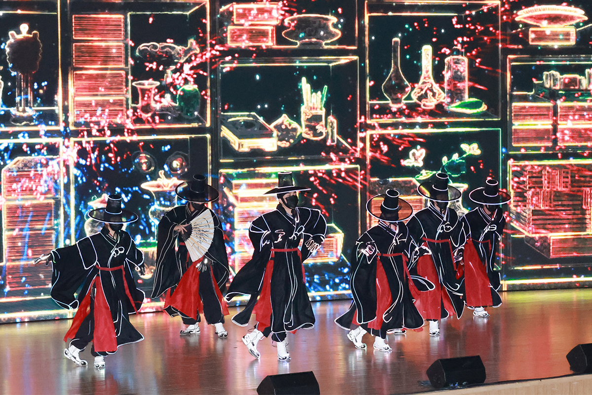 Am 10. August tritt das LED-Performance-Team &bdquo;Saengdonggam Crew&ldquo; beim World Library and Information Congress 2026 Busan im BEXCO im Stadtteil Haeundae-gu in Busan auf.