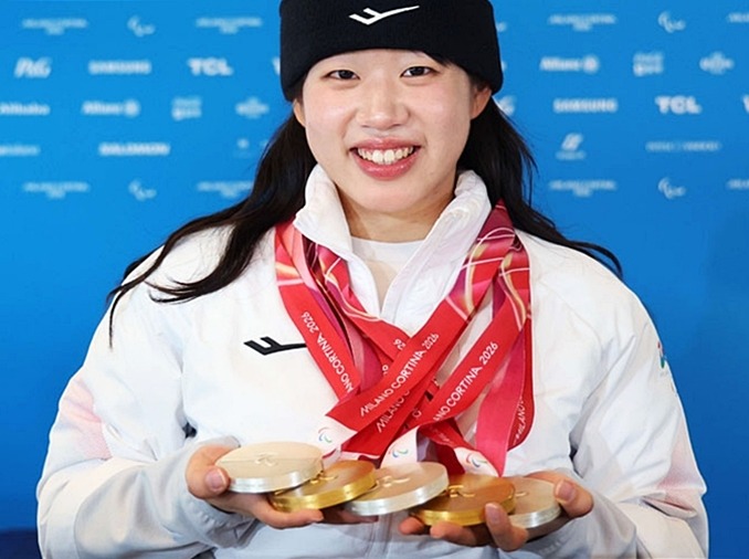 Kim Yunji erzielte bei den Paralympics die meisten Medaillen in der Geschichte Koreas