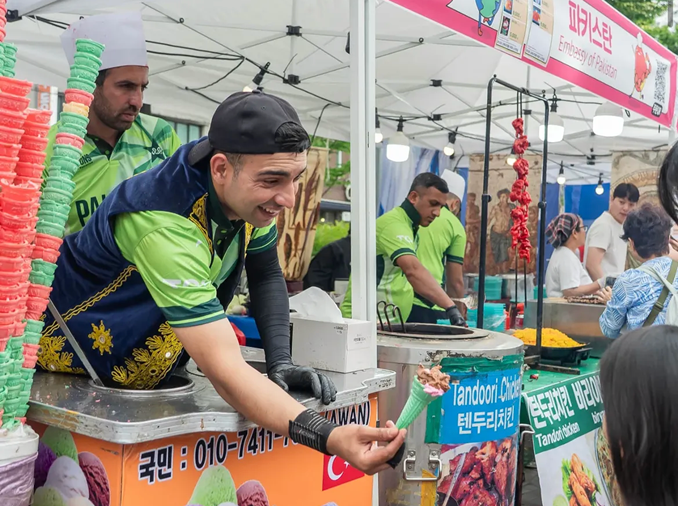 Seongbuk Global Food Festival Nurimasil vereint Gerichte und Kulturen aus aller Welt