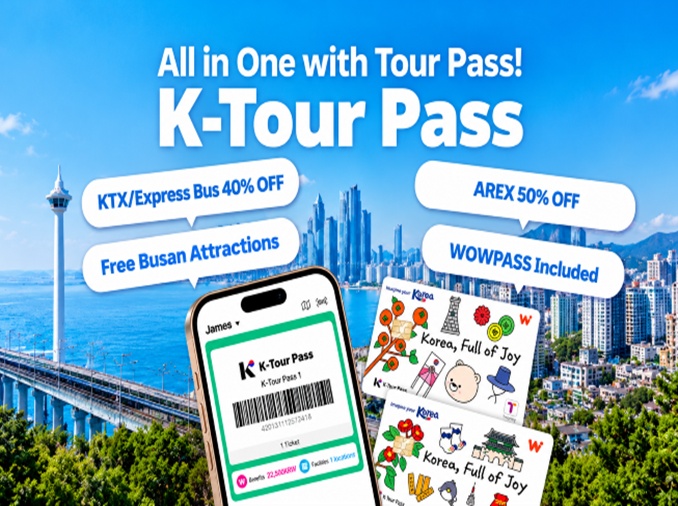 „K-Tour Pass“ für internationale Touristen startet Pilotbetrieb in Busan