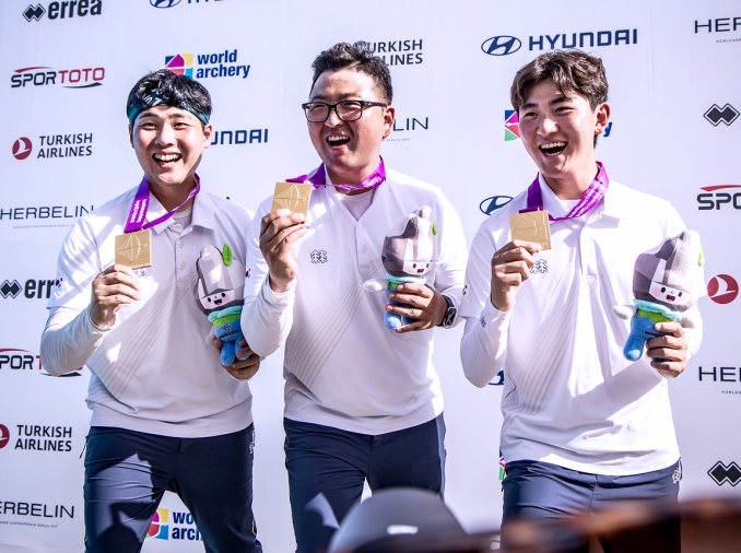 Dritten Sieg der koreanischen Bogenschützen bei den Weltmeisterschaften