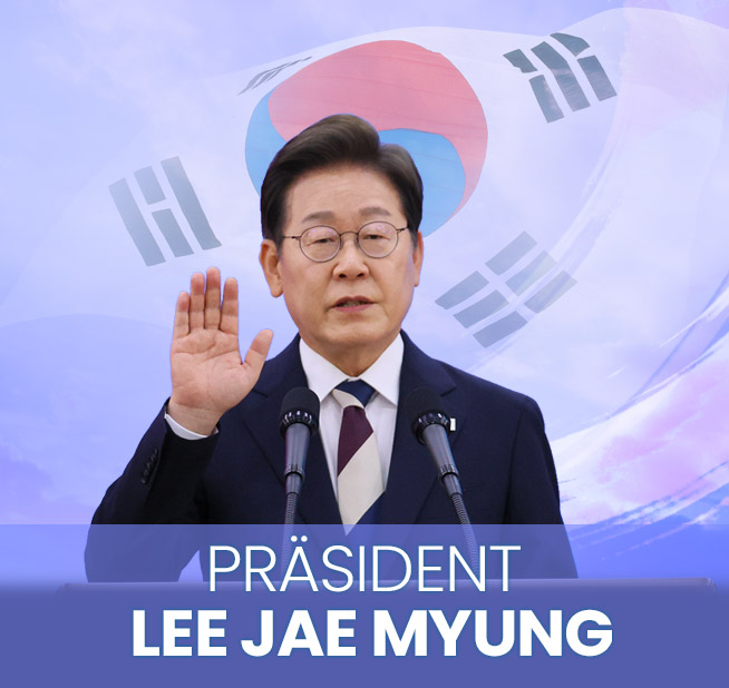 Präsident Lee Jaemyung